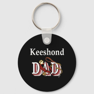 Keeshond Papa Schlüsselanhänger