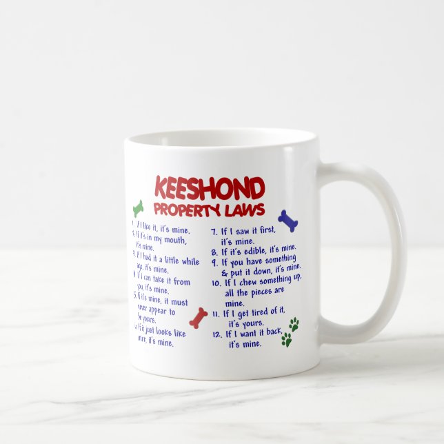 KEESHOND PL2 KAFFEETASSE (Rechts)