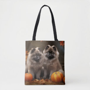 Keeshond Puppy Autumn Delight Pumpkin Tasche