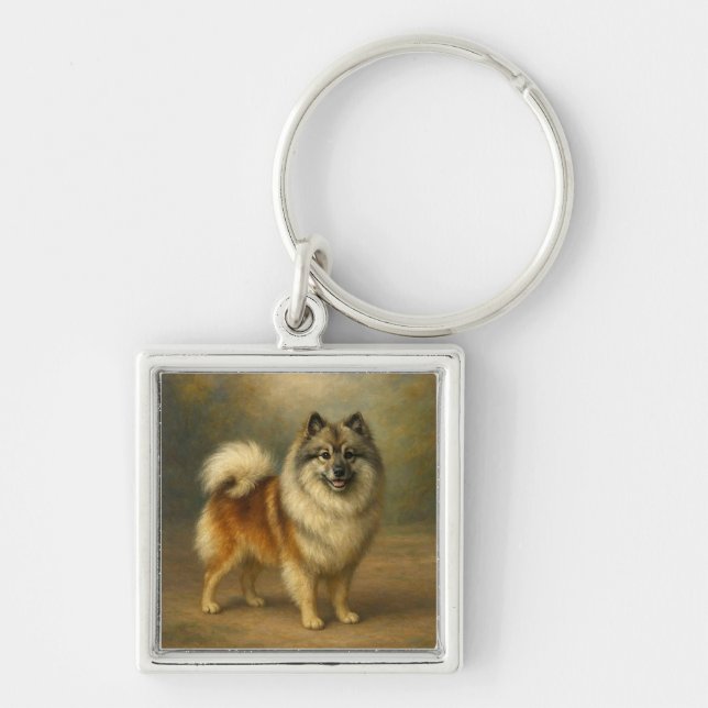 Keeshond Schlüsselanhänger (Vorne)
