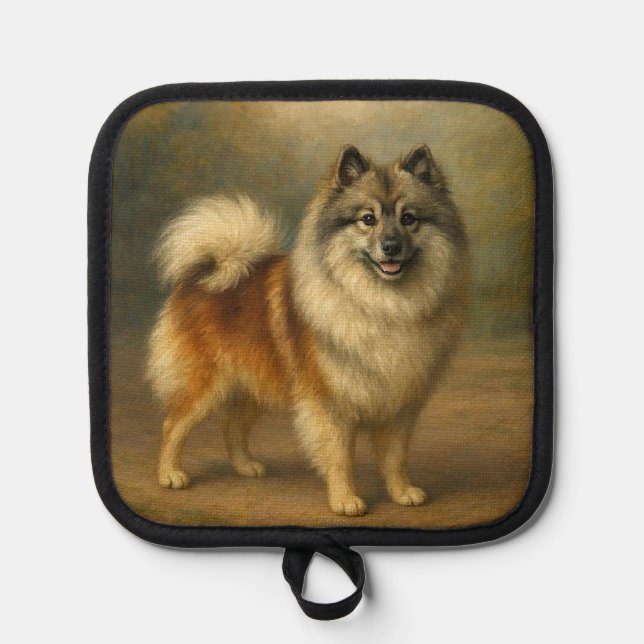Keeshond Topflappen (Vorderseite)