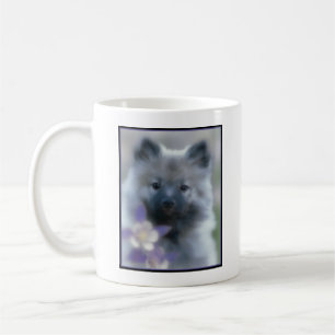 Keeshond und Columbine - Hundfoto Kaffeetasse