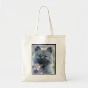 Keeshond und Columbine - Hundfoto Tragetasche