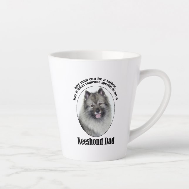 Keeshond Vater Milchtasse (Rechts)