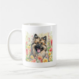 Keeshond Watercolor Mug Kaffeetasse