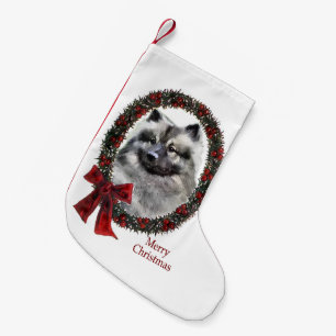 Keeshond-Weihnachten Kleiner Weihnachtsstrumpf