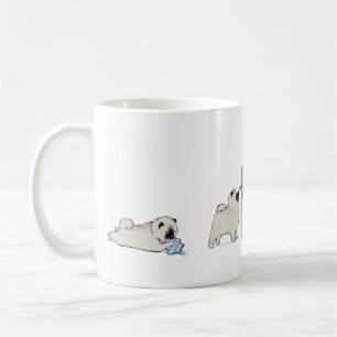 Keeshond Welppies Christmas Niedlich Keesie Holi Kaffeetasse