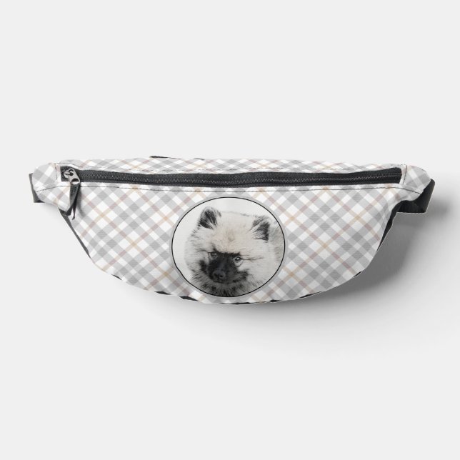 Keeshond Zeichnend Schlüssel Welpe Niedlich Origin Bauchtasche (Ablage )