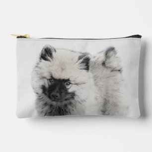 Keeshond Zeichnend Schlüssel Welpe Niedlich Origin Zubehörtasche
