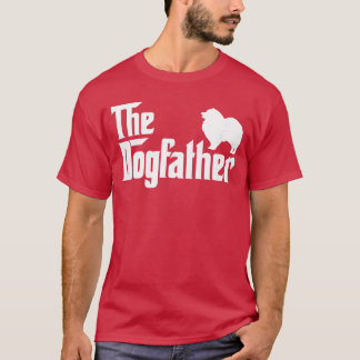 Keeshonden Liebhaber Geschenk DogFather Junge retr T-Shirt