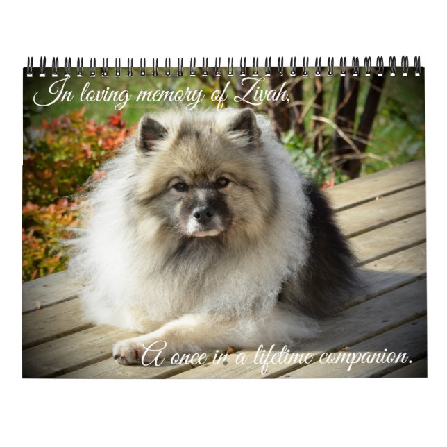 Keesridge Kennels 2021 Kalender (Rückseite)