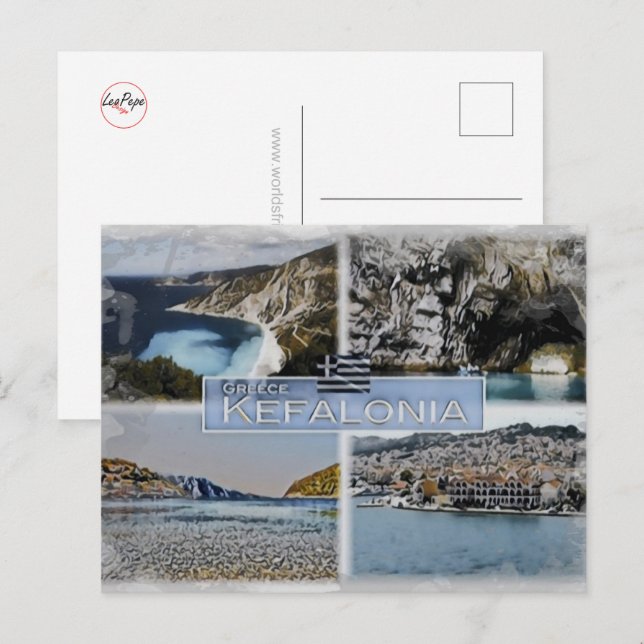 Kefalonia - Griechenland - Postkarte (Vorne/Hinten)