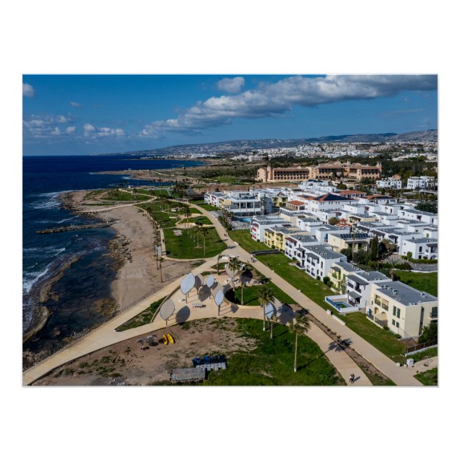 Kefalos Beach Hotel, Paphos, Zypern Poster (Vorderseite)