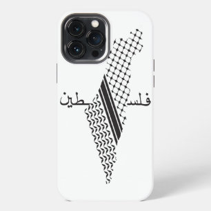 Keffiyeh Palästina-Musterkarte iPhone 13 Pro Max Hülle