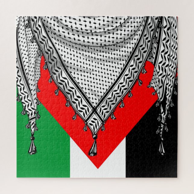 Keffiyeh palästinensischer Scarf Traditionelles Ge (Vertikal)