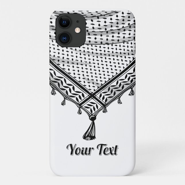Keffiyeh palästinensischer Scarf Traditionelles Ge Case-Mate iPhone Hülle (Rückseite)