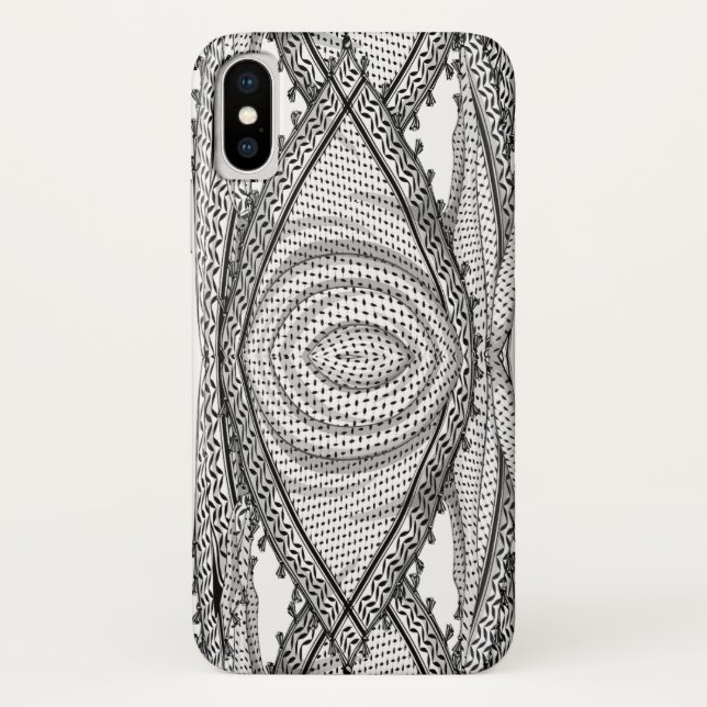 Keffiyeh palästinensischer Scarf Traditionelles Ge Case-Mate iPhone Hülle (Rückseite)