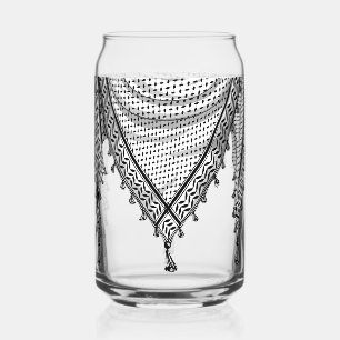 Keffiyeh palästinensischer Scarf Traditionelles Ge Dosenglas