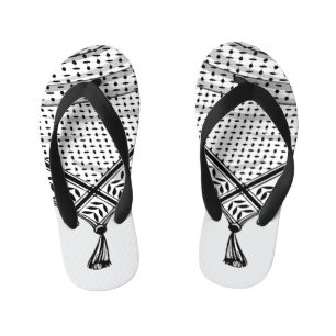Keffiyeh palästinensischer Scarf Traditionelles Ge Kinderbadesandalen