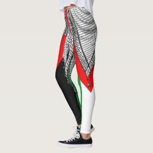 Keffiyeh palästinensischer Scarf Traditionelles Ge Leggings