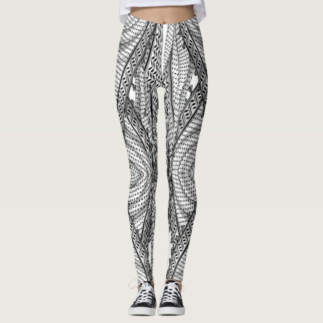 Keffiyeh palästinensischer Scarf Traditionelles Ge Leggings (Vorderseite)