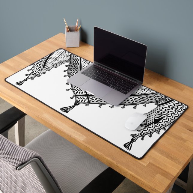 Keffiyeh palästinensischer Scarf Traditionelles Ge Schreibtischunterlage (Büro 2)