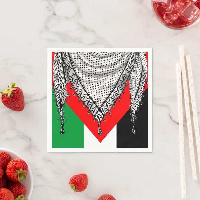 Keffiyeh palästinensischer Scarf Traditionelles Ge Serviette (Beispiel)