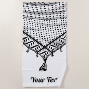 Keffiyeh palästinensischer Scarf Traditionelles Ge Strandtuch