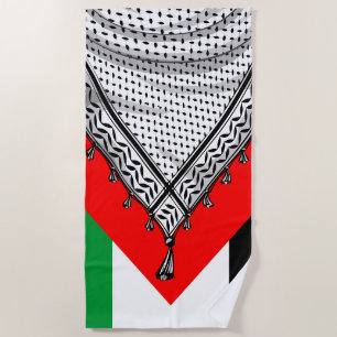 Keffiyeh palästinensischer Scarf Traditionelles Ge Strandtuch