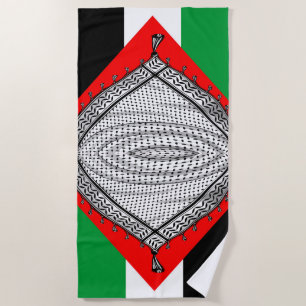 Keffiyeh palästinensischer Scarf Traditionelles Ge Strandtuch