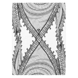 Keffiyeh palästinensischer Scarf Traditionelles Ge Tischdecke