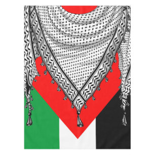 Keffiyeh palästinensischer Scarf Traditionelles Ge Tischdecke