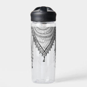Keffiyeh palästinensischer Scarf Traditionelles Ge Trinkflasche