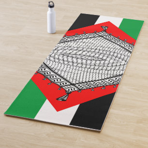 Keffiyeh palästinensischer Scarf Traditionelles Ge Yogamatte