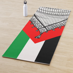 Keffiyeh palästinensischer Scarf Traditionelles Ge Yogamatte
