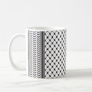 Keffiyeh Palestine Pattern Kaffeetasse