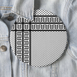 Keffiyeh-Symbol des palästinensischen Widerstandsm Button