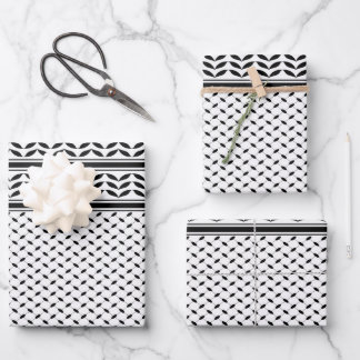 Keffiyeh-Symbol des palästinensischen Widerstandsm Geschenkpapier Set