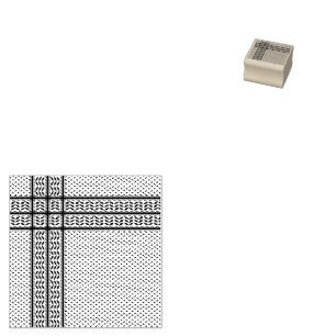 Keffiyeh-Symbol des palästinensischen Widerstandsm Gummistempel