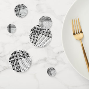 Keffiyeh-Symbol des palästinensischen Widerstandsm Konfetti