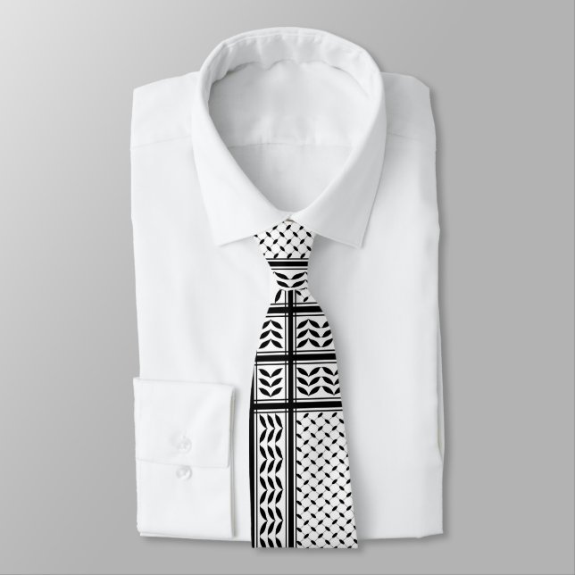 Keffiyeh-Symbol des palästinensischen Widerstandsm Krawatte (Gebunden)