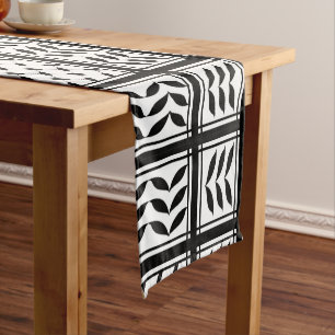Keffiyeh-Symbol des palästinensischen Widerstandsm Kurzer Tischläufer
