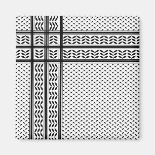 Keffiyeh-Symbol des palästinensischen Widerstandsm Magnet