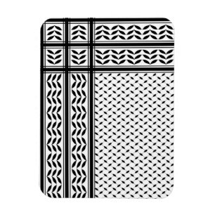 Keffiyeh-Symbol des palästinensischen Widerstandsm Magnet
