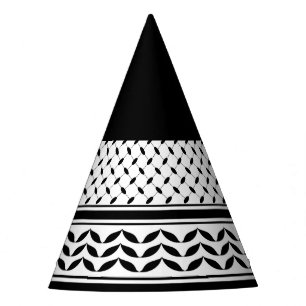 Keffiyeh-Symbol des palästinensischen Widerstandsm Partyhütchen