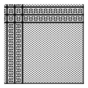Keffiyeh-Symbol des palästinensischen Widerstandsm Poster