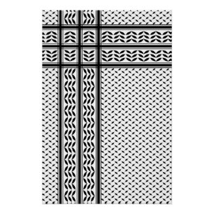 Keffiyeh-Symbol des palästinensischen Widerstandsm Poster