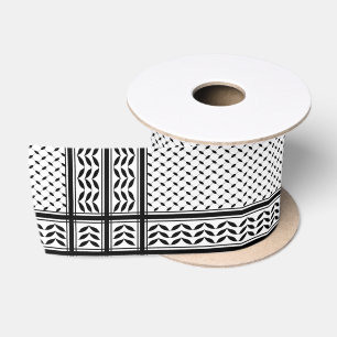 Keffiyeh-Symbol des palästinensischen Widerstandsm Satinband