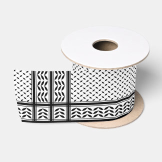 Keffiyeh-Symbol des palästinensischen Widerstandsm Satinband