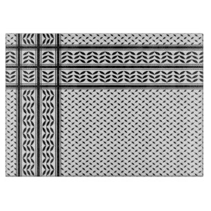 Keffiyeh-Symbol des palästinensischen Widerstandsm Schneidebrett